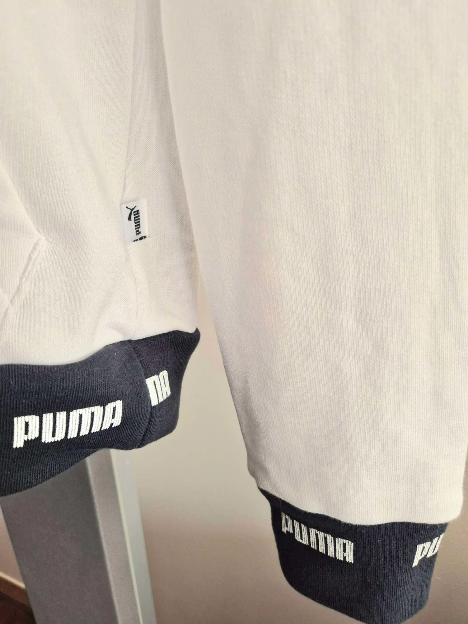 Witte Hoodie Sweatshirt met Capuchon – photo 3